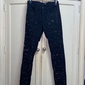 Beaded skinny jeans 27